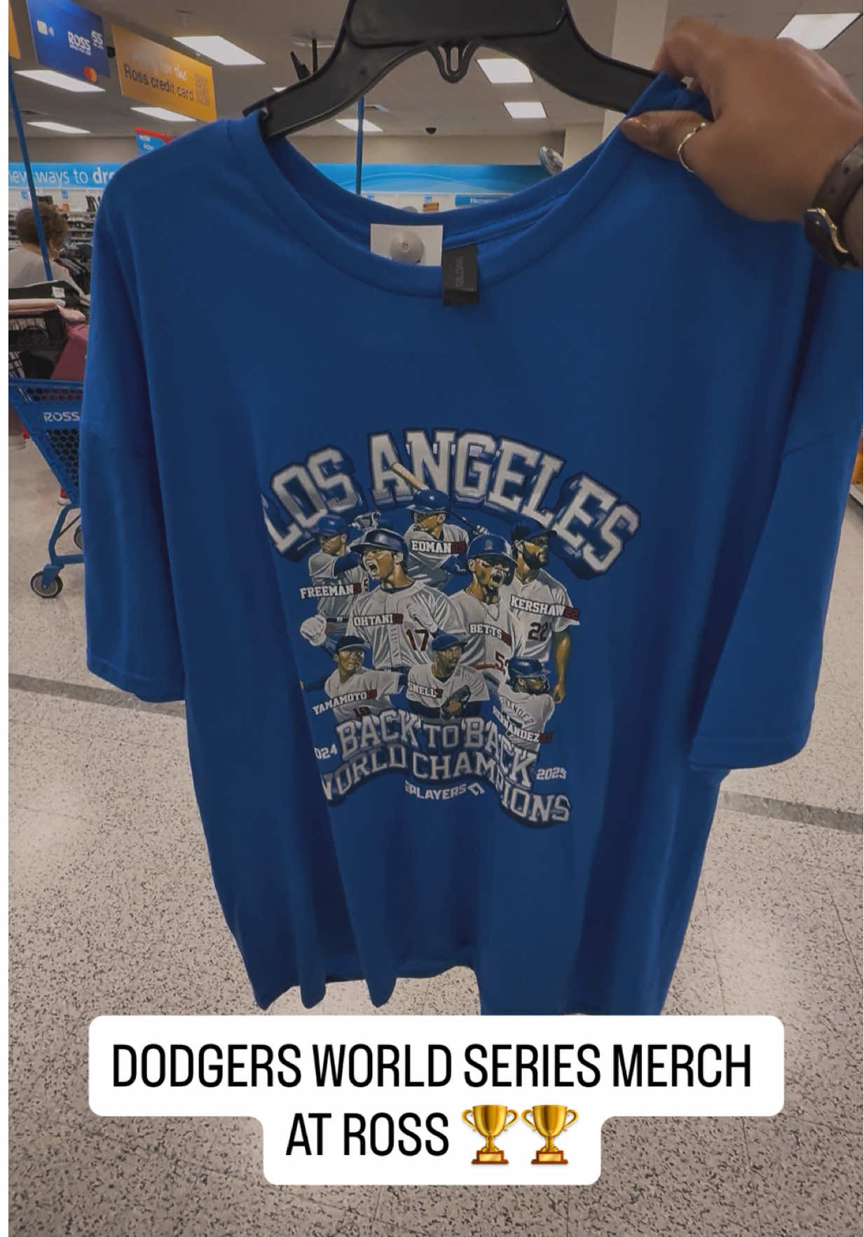 I went hunting for Dodgers World Series Merch at Ross and this is what I found!  👀🏆🏆#dodgers #fyp #fypシ #foryoupage #WorldSeries @Los Angeles Dodgers @MLB @rossfindss 