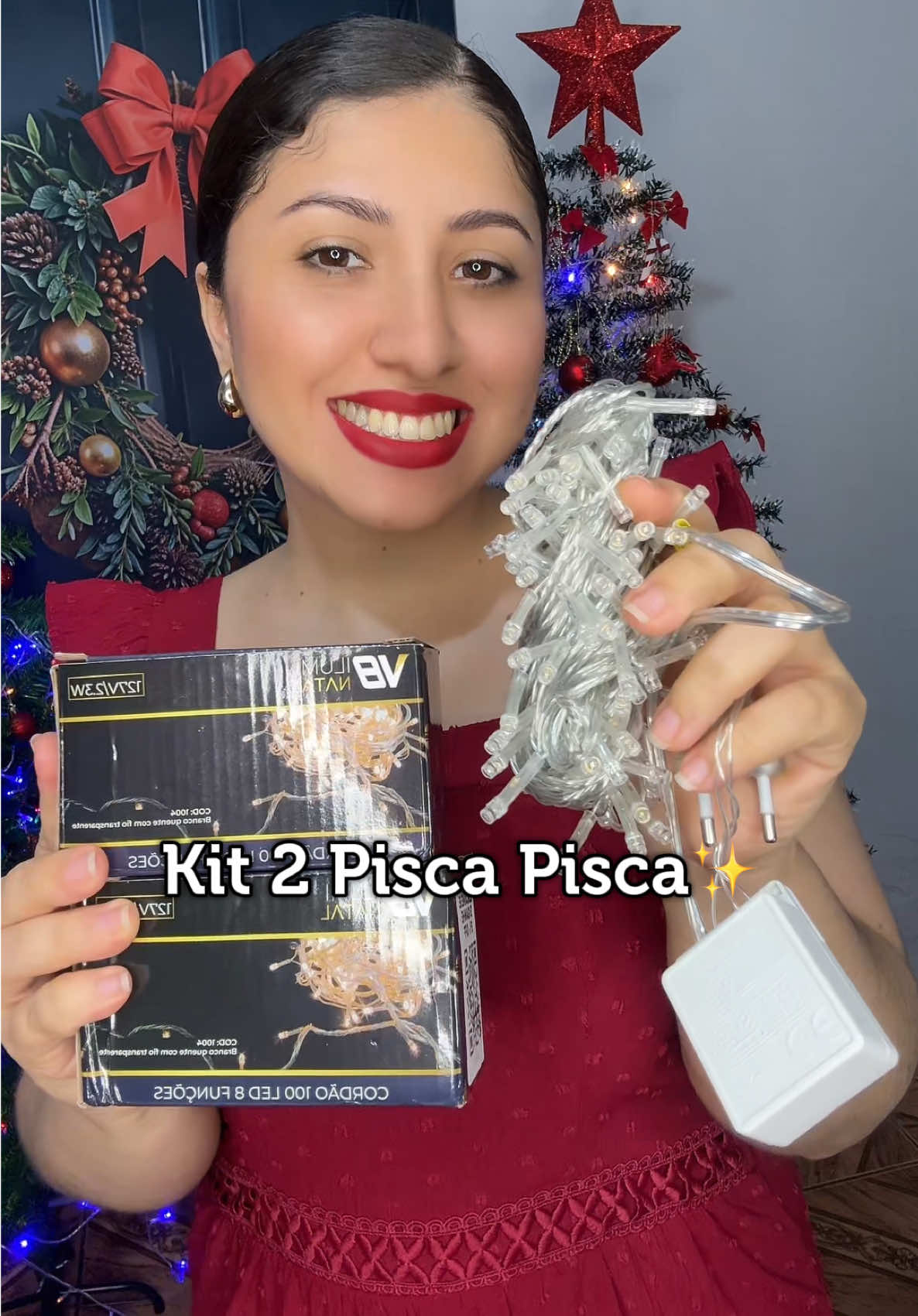 Kit 2 Pisca Pisca Natal✨🎄  Garanta já o Seu! #tiktokshopblackfridaybr #tiktokshopbrasil #tiktokshop1111 #Natal #natalina 
