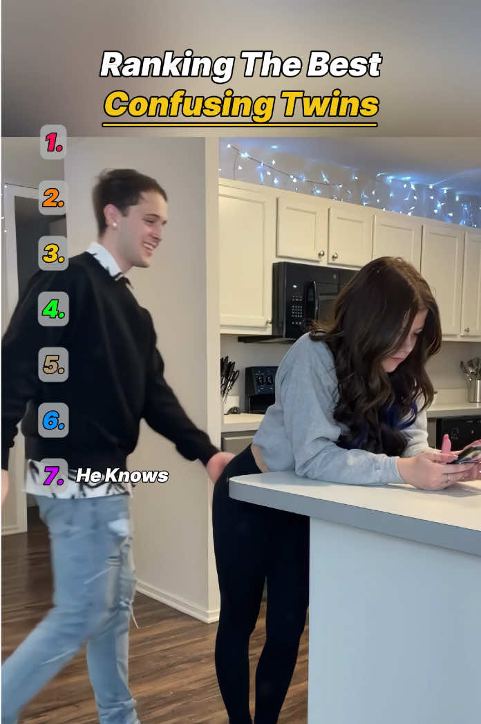 Ranking the best confusing twins #ranking #twins #confusingtwins #top5 #bestmoments 