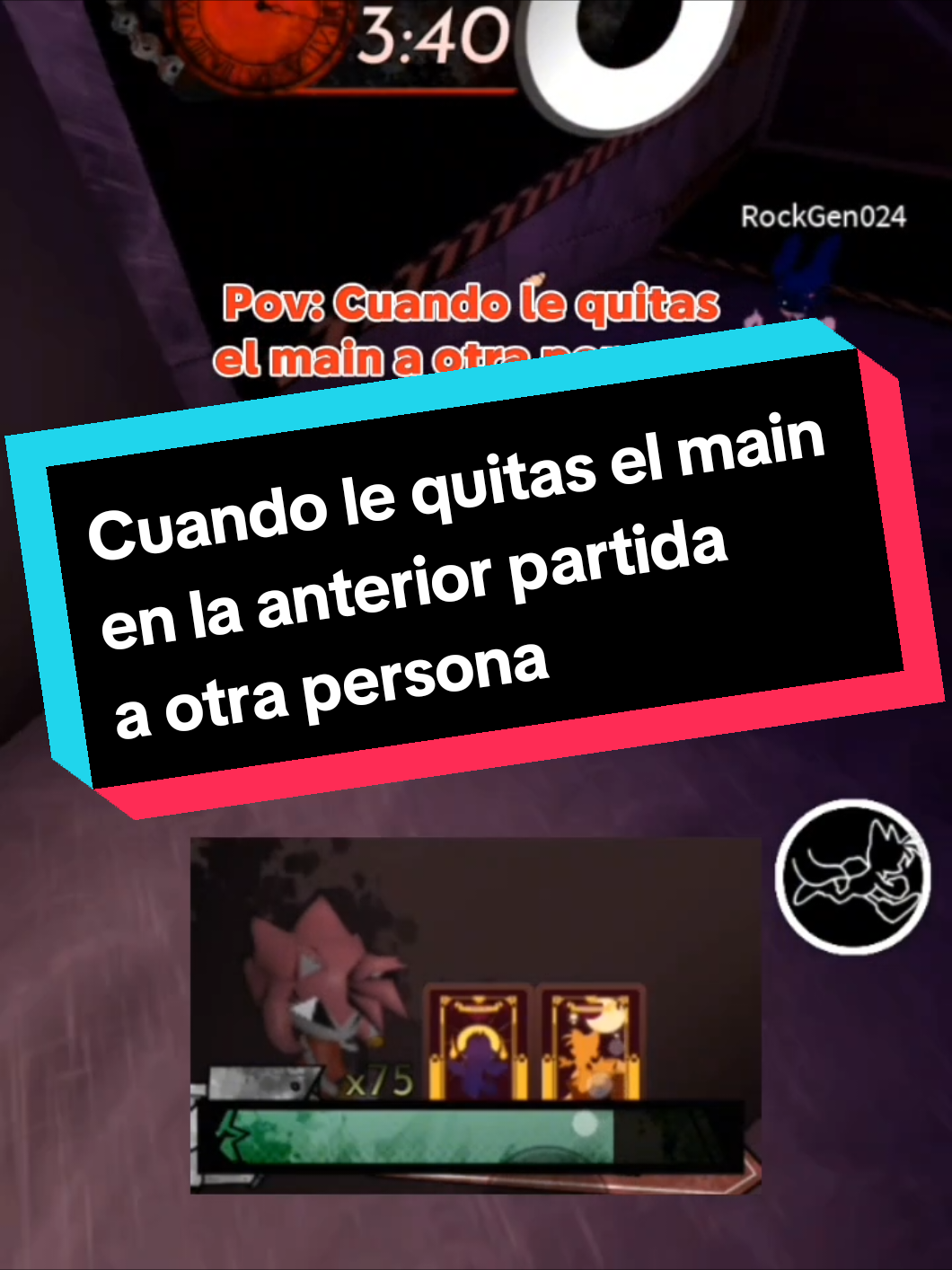 Pov: cuando le quitas el main en la anterior partida a una persona:  #viral #parati 