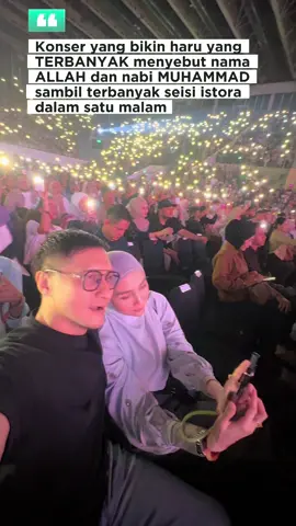 Setiap menyebut “Muhammad” berbarengan seisi stadion penonton banyak yg meneteskan air mata. Yg belum silahkan kejar ke makasar atau Surabaya 