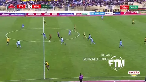 #LaPaz #CopaPaceña ⏱️ GOOOOL! celeste, 6’ Martín Cauteruccio… RELATO GONZALO COBO The Strongest 0️⃣➖1️⃣ Bolívar  🏟️ Hernando Siles