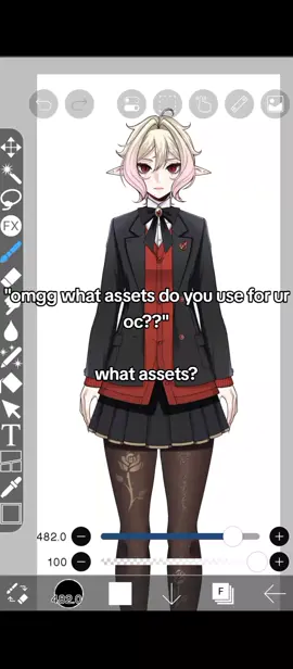 sometimes I forget this is a multi fandom account 💀 anyways I'm gonna redesign her cuz I honestly don't really like her outfit #twistedwonderland #twst #twstプラス #oc #fyp 