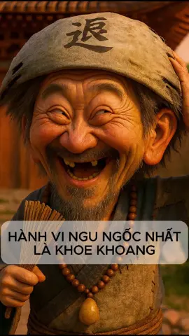 LỜI CỔ NHÂN: HÀNH VI NGU NGỐC NHẤT LÀ KHOE KHOANG#loiconhan #trietlyconhan #daoconhan #trietlycuocsong #baihoccuocsong 