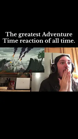 TheFlamingShark’s insane reaction to the end of I Remember You & The Lich😂#fyp #adventuretime #reaction #viral #trending 