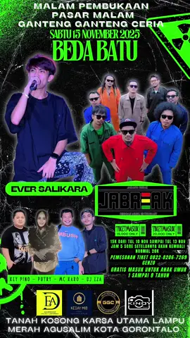 welcome to gorontalo jgn lupa ya kse rame ya gys @ever.salikara  #fyp #gorontalo #konser #ggc 