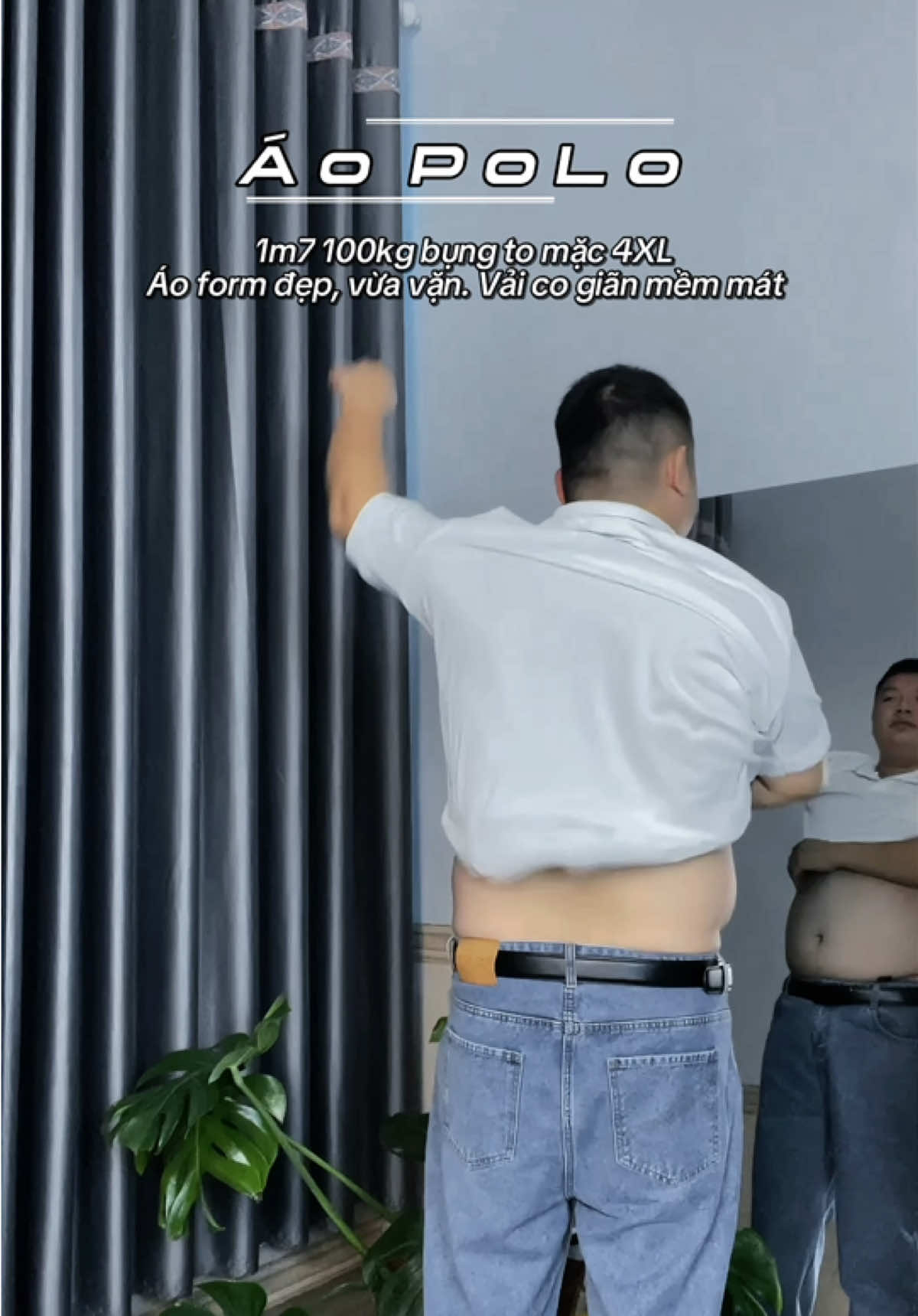 Áo polo size đến 150ki #bigsize #thoitrangbigsize #OOTD #fyp #xuhuong 