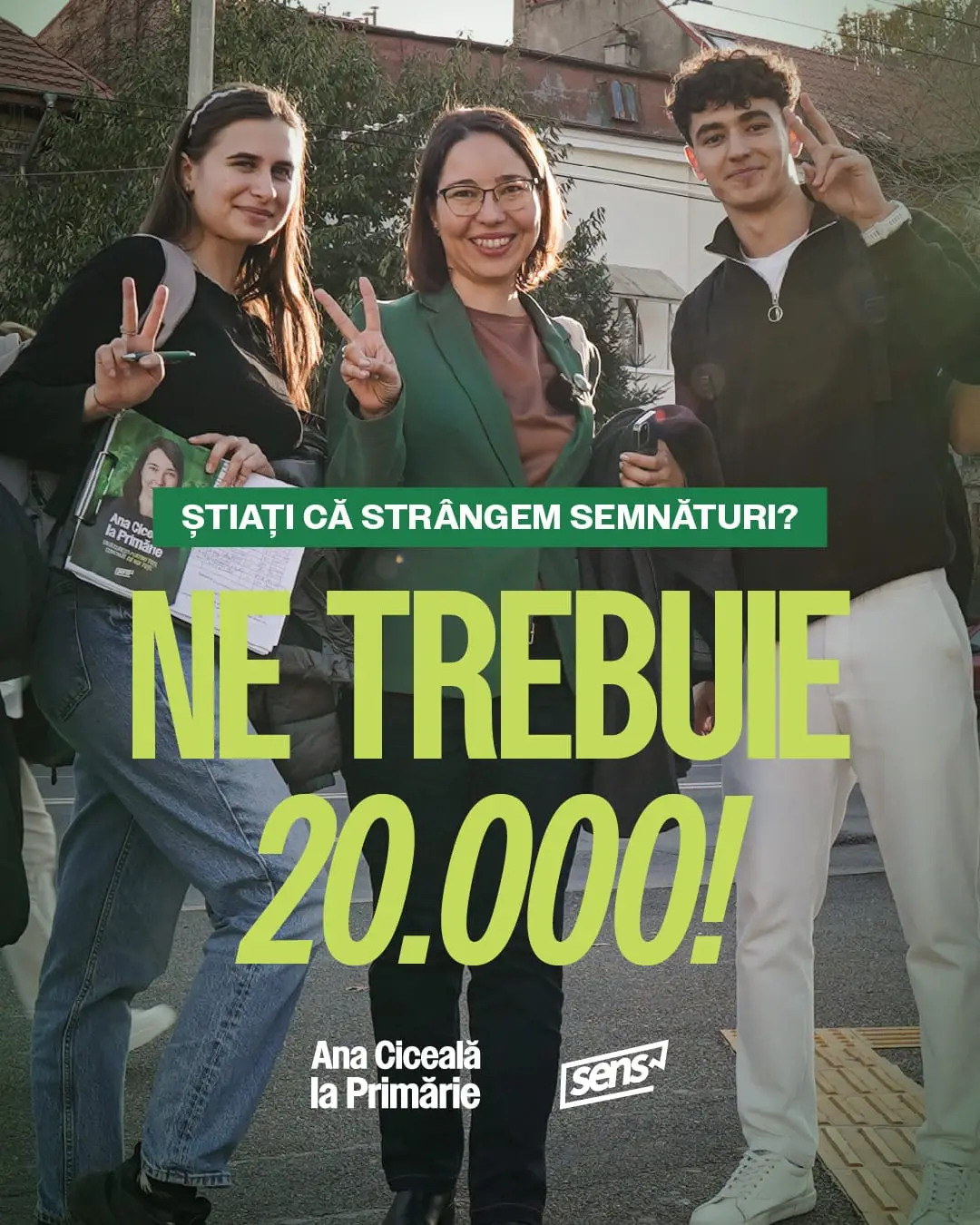 Hai alături de noi. @Ana Ciceală  #anaciceala #anapentruprimărie #sens #cusens #bucuresti 