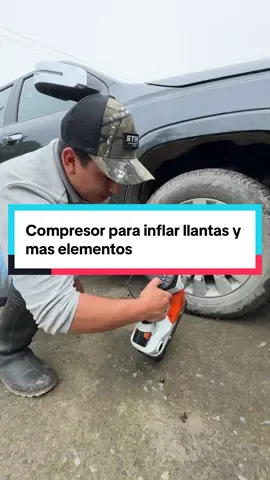 Compresor para inflar llantas y otros elementos, muy útil en el campo  @STIHL Colombia  #avocado #viral #campo #agriculture #stihl 
