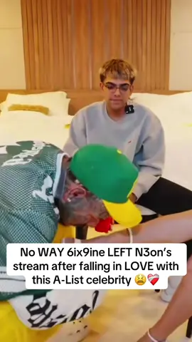 No WAY 6ix9ine LEFT N3on’s stream after falling in LOVE with this A-List celebrity 😫❤️‍🩹 #n3on #6ix9ine #fyp 