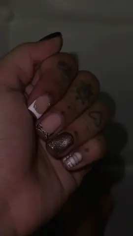 November nail inspo for you.   I ateeeeee⭐️⭐️⭐️⭐️⭐️ Structures mani and beige on beige French tips 😘 you’re welcome  Done by me ofc🫶 #trending #cateye #russianmanicure #biab #christmas 