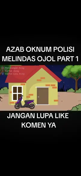azab oknum polisi melindas  ojol