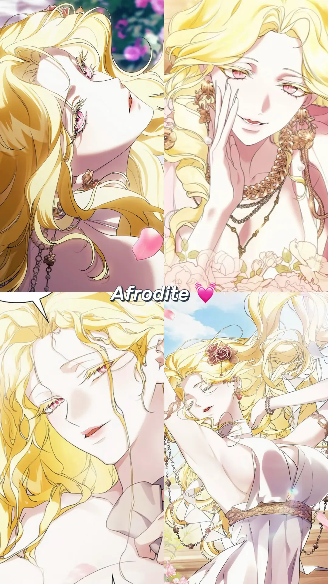 Afrodite é tão linda 💓  Arrasta pro lado pra descobrir cada um dos personagens incríveis dessa obra 🥹❤️‍🔥       🌿 Link para acompanhar no chat ✔️            for the goddesses: for daphne #manhwa #manhwareccomendation #fy #webtoon #forthegoddessesfordaphne 