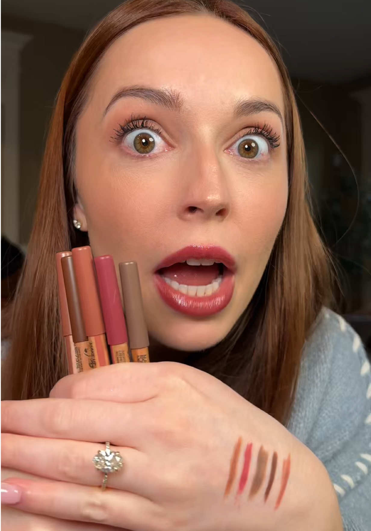 ALL 5 SHADES! This bundle from @makeupforever dropped just in time for the holidays! It includes the shades Anywhere Caffiene, Endless Cacao, Wherever Walnut, Limitless Brown, and Boundless Berry! These artist color pencils can be used anywhere on the face and I love to use the anywhere caffiene shade to contour my nose. Perfect for on the go, and now you get to try all 5 of their most popular shades!! #tiktokshopblackfriday #makeup #tiktokshopsuperbrandday #tiktokshopcybermonday #SuperBrandDay perfect gift idea, but totally wouldn’t judge you if you kept them for yourself! 💗