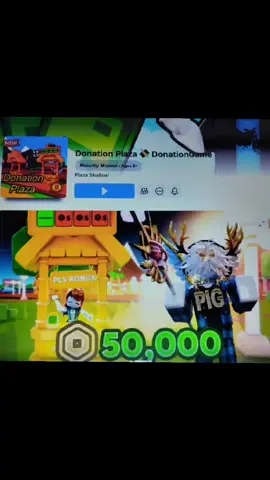 Donating Plaza, muy buen juego espero que lo probeis y que os donen #robux #roblox #donate #donating #fyp 