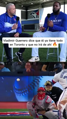 Vladimir Guerrero habla y dice que el ya tiene todo en Toronto y no se ira de ahí #vladimirguerro #entrevista #entrevista_sabito37 #toronto #MLB 