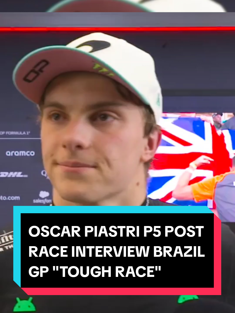 OSCAR PIASTRI P5, POST RACE INTERVIEW BRAZIL GP 2025 #f1 #f1tiktok #f1edit #f12025 #brazilgp 