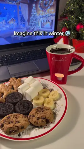 The perfect mug for christmas🎄#christmas #cozyseason #christmastiktok #fondue #chocolate 