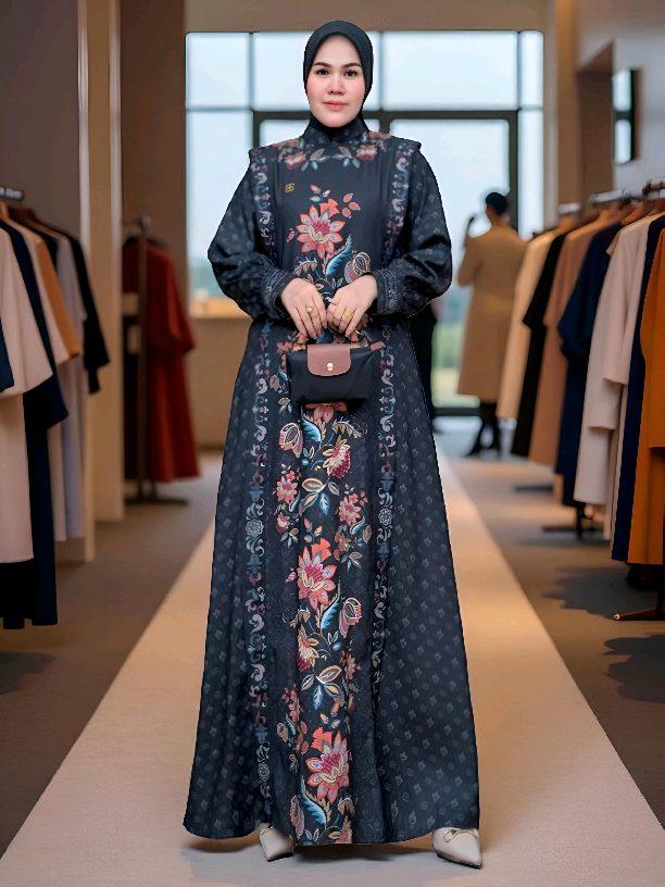 BELIFI | HAYFA Gamis Wanita Premium Dress Muslim Printing Digital Wudhu Friendly Adem Kekinian#gamiswanita#dressmuslim#dressprinting#dresskekinian#asiaofficialstore 