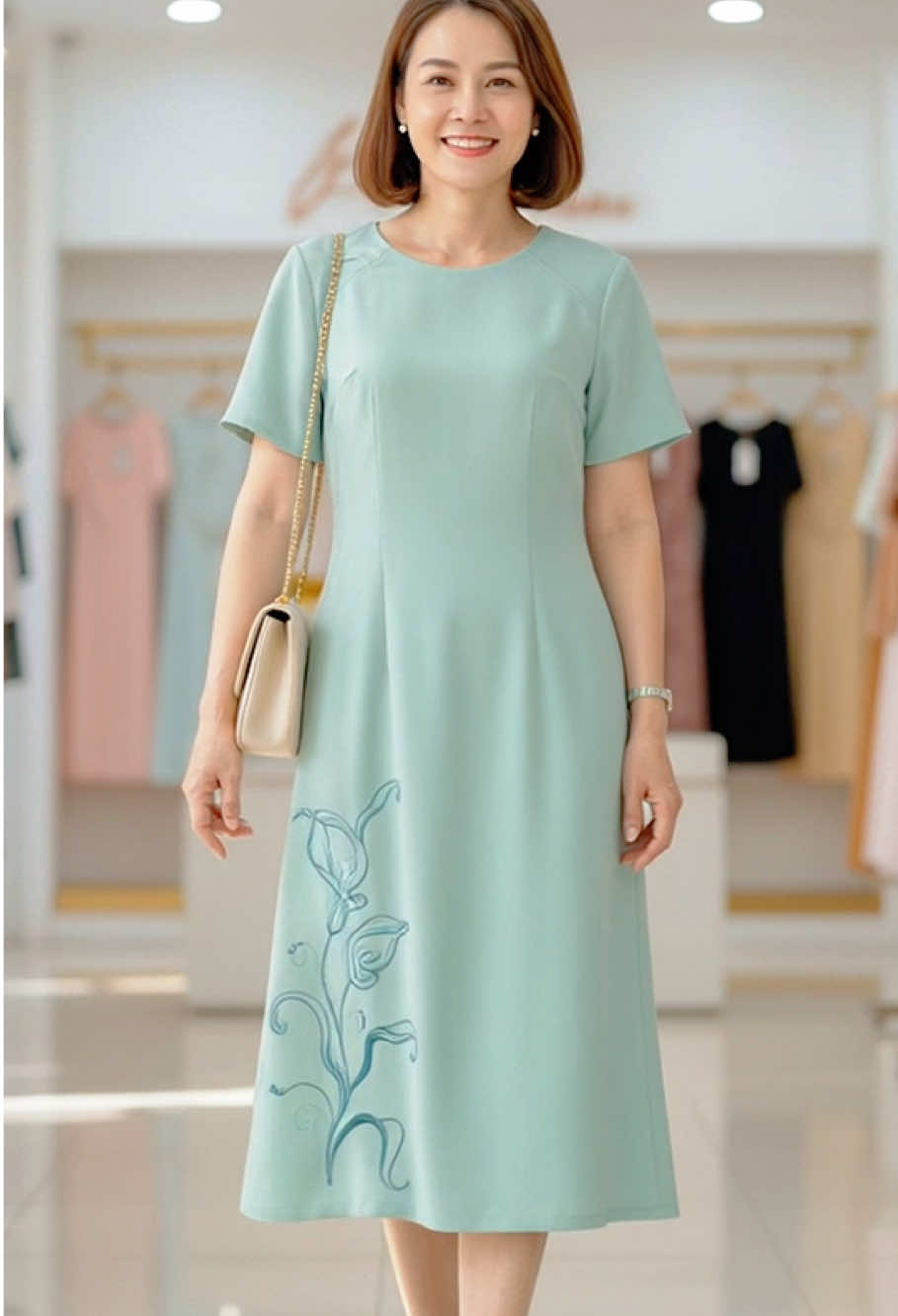 Chiếc đầm khiến phụ nữ trung niên trẻ ra cả chục tuổi sau một lần mặc  @Góc Fashion 365  @Góc Fashion 365  @Góc Fashion 365 #damtrungnien #thoitrangtrungnien #depmoingay #damcottonlanh #damdep2025 