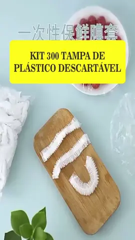 🍱✨ Proteja e conserve seus alimentos! ✔️ Kit com 300 tampas plásticas descartáveis ✔️ Vedação segura e prática 🔥 Ideal pra marmitas, delivery e uso diário — garanta já o seu!