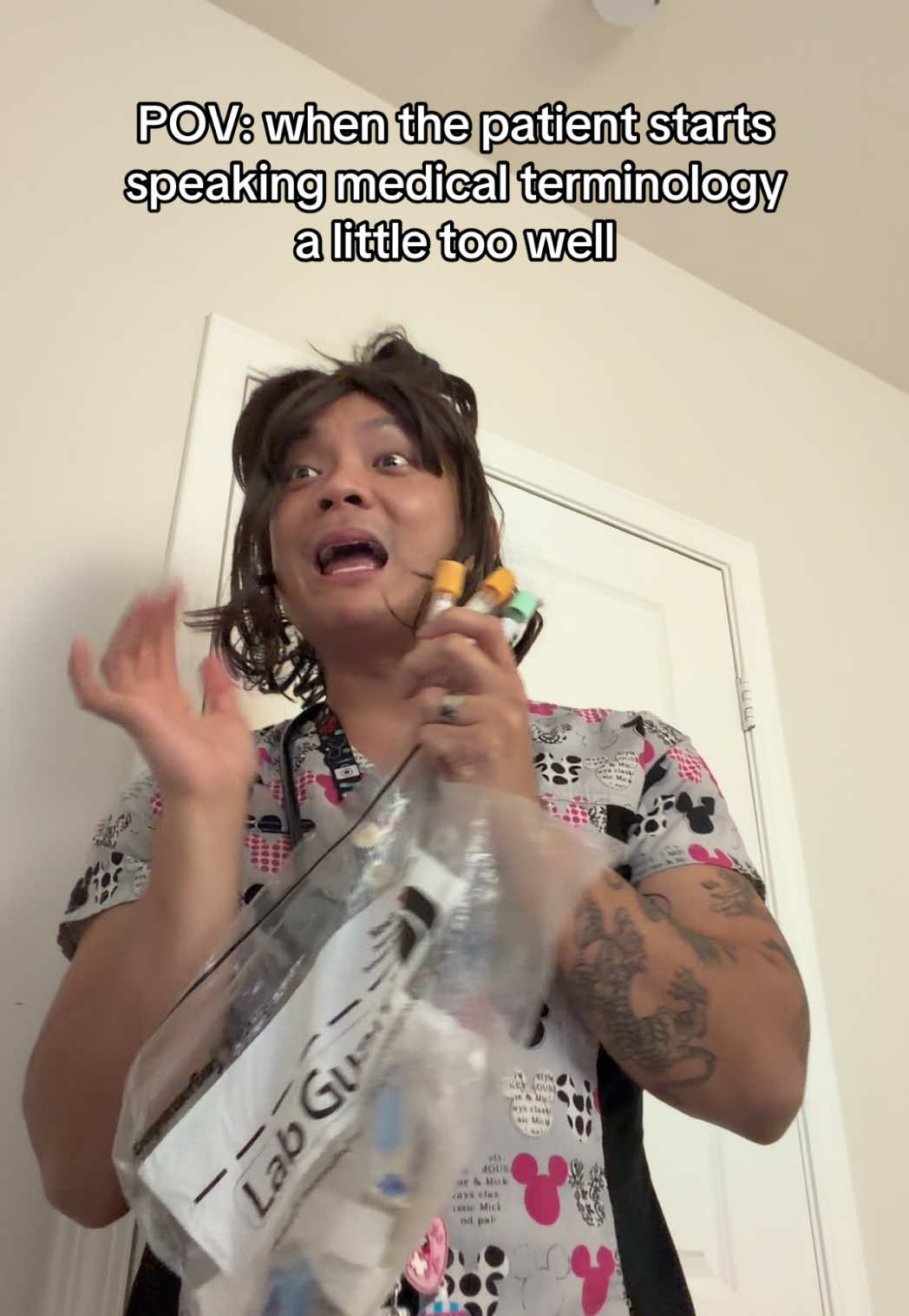 I know they either a nurse, a doctor or a medical malpractice lawyer I just can’t tell it but I will find the fk out. #nursejohnn #nurse #nurses #healthcareworker #comedy @NurseAustin 