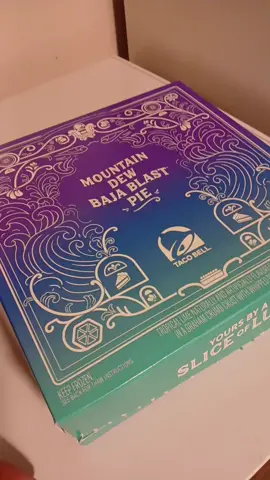 Baja Blast Pie From Taco Bell #fyp #fypシ #tacobell #bajablast #bajablastpie 