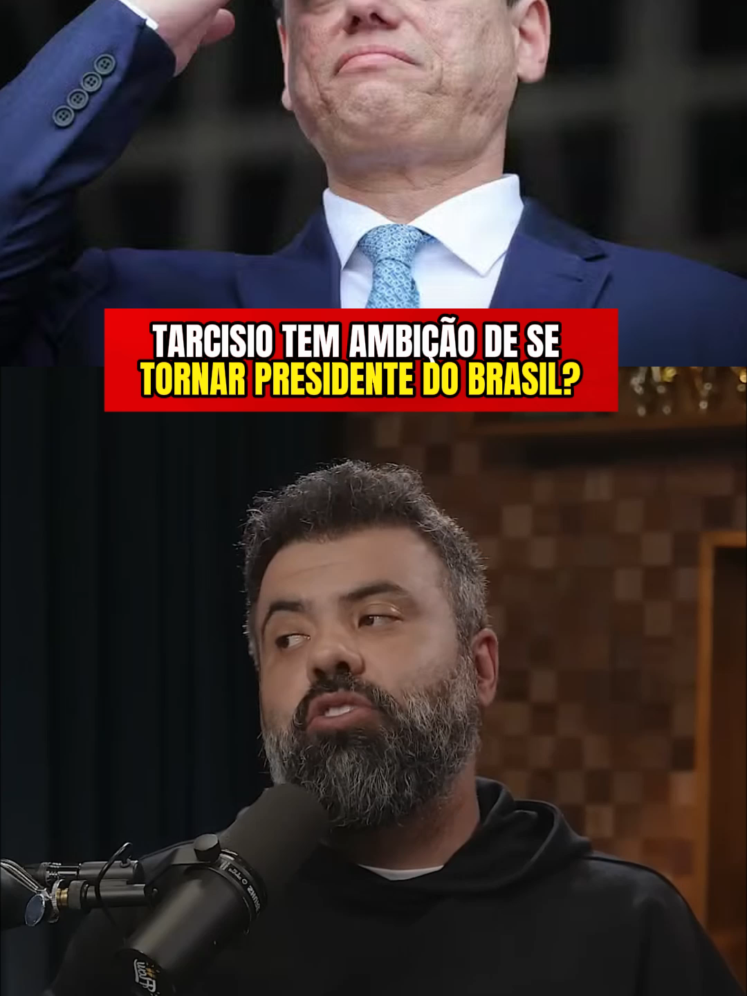 Tarcisio tem ambição de se  tornar presidente do Brasil? @tarcisiogdf #tarcisiodfsp #tarcisiodefreitas #tarcisiocortes