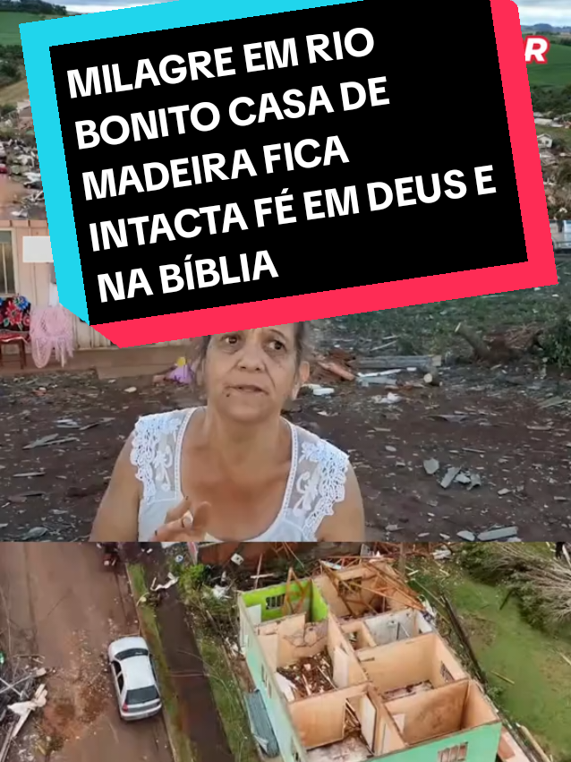 Milagre em Rio Bonito no Paraná casa de madeira fica intacta de casa que levanta a bíblia no clama a Deus. #igreja #riobonito #fe #milagre #biblia 