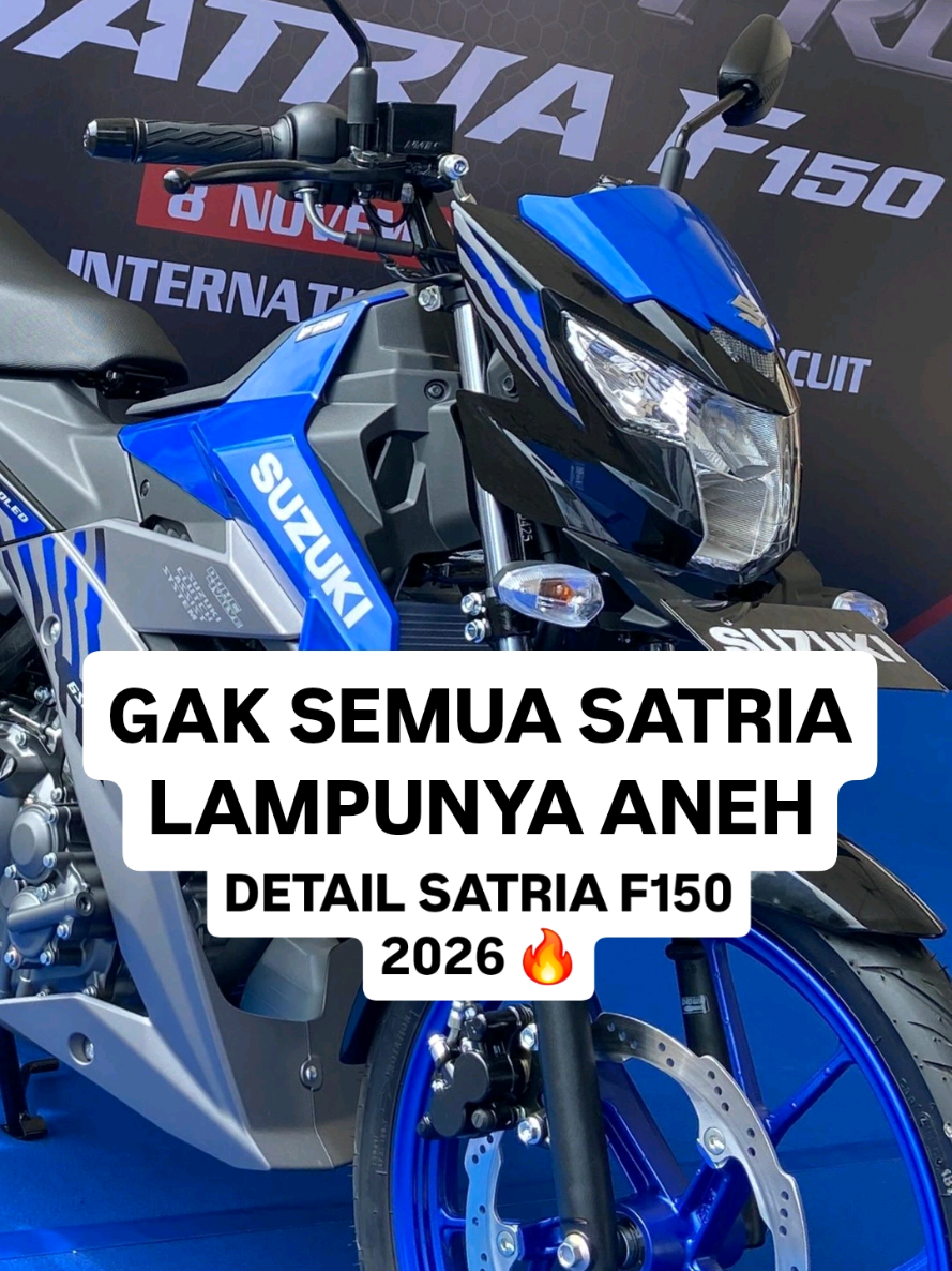 Gak semua cocok sama lampu depan Suzuki Satria Pro 2026, agak aneh ya atau belom adaptasi aja haha. Tapi nih ada yang standar, Satria F150 ini masih pakai batok lampu mirip yang lama. Fiturnya banyak dikurangi seperti belom ABS, gak ada keyless dan gak ada colokan power outlet buat ngecas HP. Speedo juga masih mirip yang lama belom ada fitur Suzuki Ride Connect. Harga Rp 31 juta. Gimana menurut teman-teman? #satriaf #satriafu #satriafu150_modif #satriafu_modification #suzukisatriafu150 