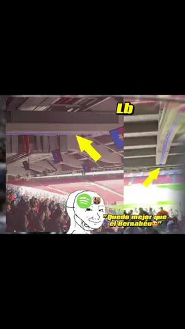 Así lucen las nuevas luces del Spotify Campnou 😂🤣