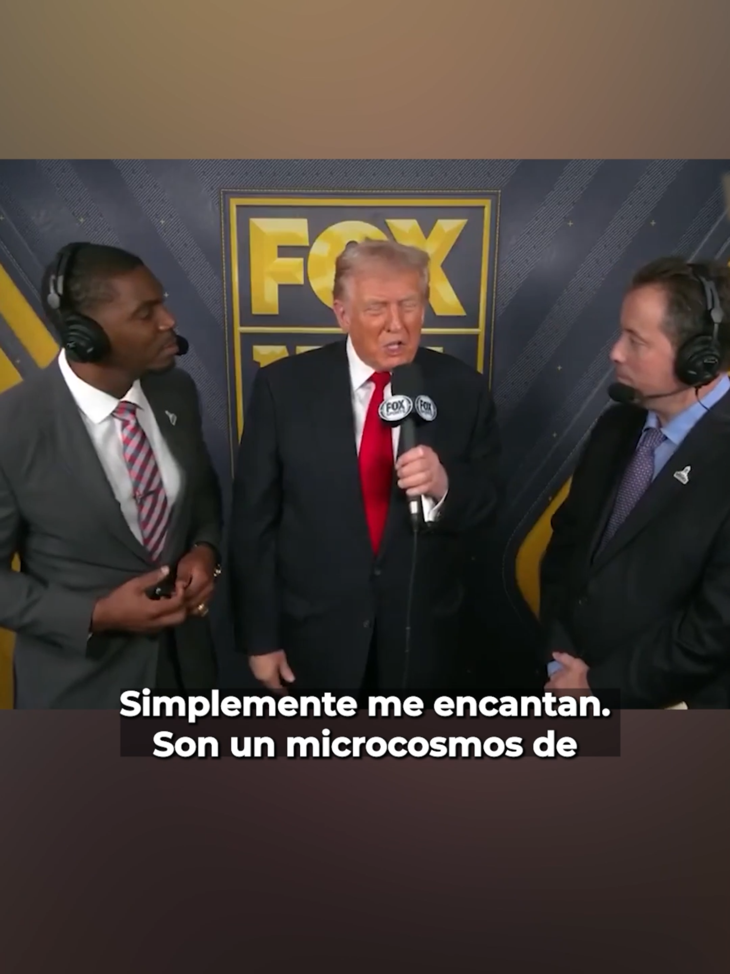 Donald Trump se convirtió en el primer presidente en funciones en asistir a un partido de temporada regular desde 1978. Comparó el deporte con la vida: “Tienes los triunfos y los problemas, y debes superarlos. Nunca puedes rendirte.” #Latinus #InformaciónParaTi