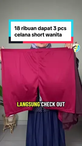 Celana short wanita murah banget wajib beli sih untuk dalaman daster dalaman gamis atau dalaman rok yuk langsung di co celana short nya.                   #celanashort#celanashortwanita #celanapendekwanita#dalamanwanitamurah #sipalingaffiliate 