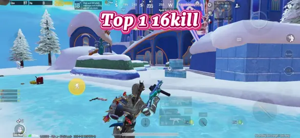 Top 1 16kill #pubgmobile #xuhuong #crazy 