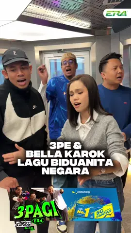 3PE dengan @bellaastillah karok lagu @ctdk harini sebab tadi Dato’ Sri Siti tengok live diaorang, siap bagi paus lagi tau. Buat hal lah eh @nabilzira ni, sempat lagi dia jadi Dato’ K. 😂 #sharERA #3PAGIERA #fyp