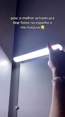 A qualidades das minhas fotos no espelho melhoram muitooo💓💓 #espelho #luminaria #led #luminarialed 