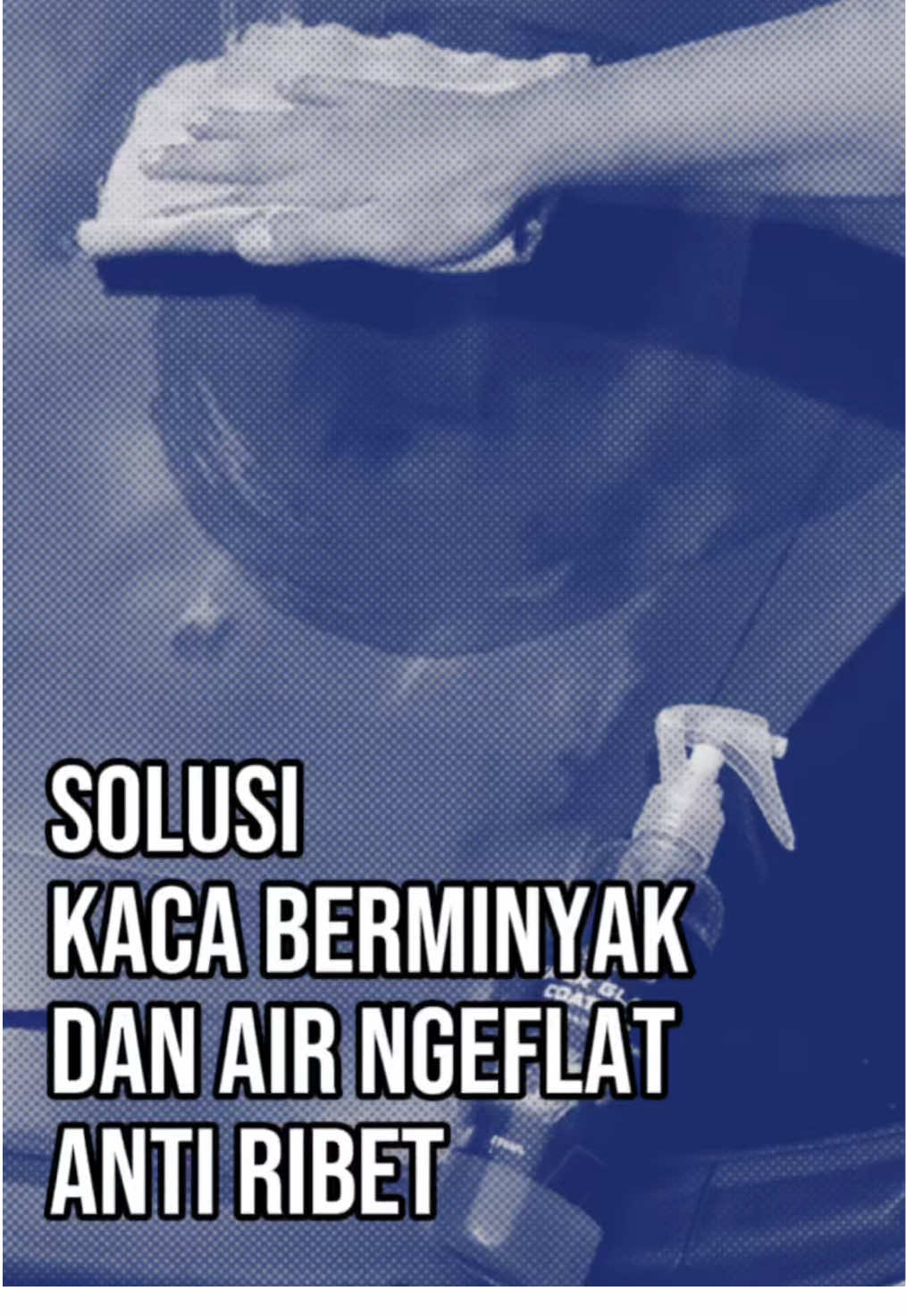 Kaca berminyak,susah bening,dan air ngeflat.Tenang ada solusi anti ribetnya dong#detailing #antiribet #jackspremium 