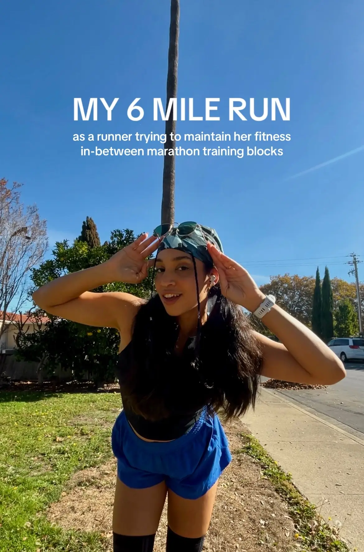 Had to switch up the music for some audiobook in order to keep the HR in zone 2, it was 80 degrees outside and very limited shade🥵 Wearing @Nike @lululemon @ATHLETA @HOKA @Garmin Connects and fueling with @Honey Stinger @SaltStick 🥰 #runnergirl #marathontraining #runningoutfit #Running #longrun 