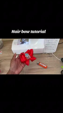 Hair Bow tutorial. Ribbon length is 62 inches long. You will need two pieces. The width of the ribbon is 1.5 inches. Or 38mm. You can get all these supplies from me. Check my page on how to order. 
