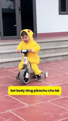 Cưng hết nấc với body pikachu này thôi 😍 #xuhuong #bodychobe #bodyhinhthu #thinhhanh #vairal 
