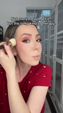 This is my girl therapy! Anytime I feel down I sit in my beauty chair and just apply makeup. It has to be full glam makeup that brings me back to life again ❤️ My forever passion even when I was a kid lol Even when they told me as a teen that I applied too much makeup. I didn’t care because I loved how it made me feel. #grwmmakeup #MakeupRoutine #makeuptutorial #beautytutorial #beautycontentcreator 