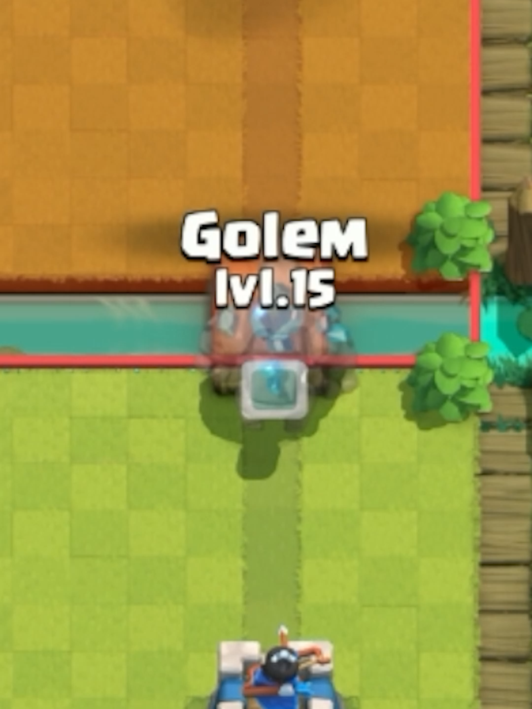 SNEAKY LEVEL 15 GOLEM#clashroyale