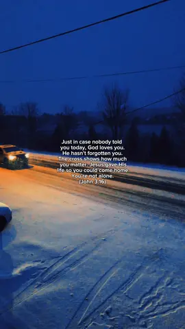 John 3:16  For God so loved the world, that he gave his only Son, that whoever believes in him should not perish but have eternal life.”#Jesuslovesyou 