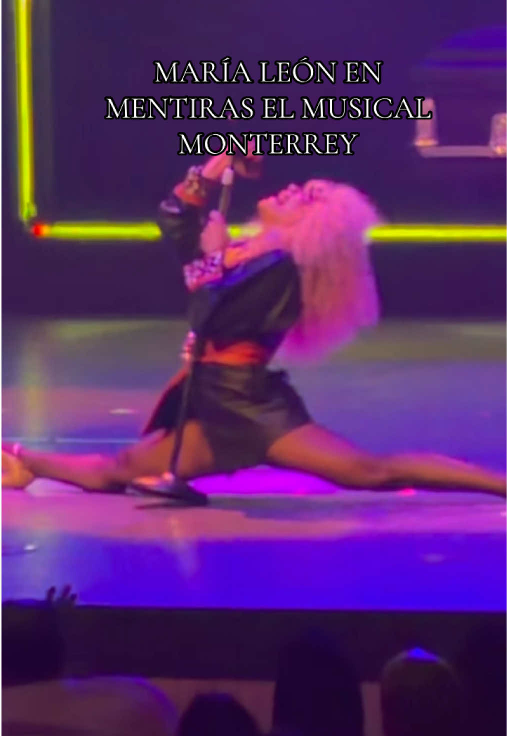 María León como Lupita en Mentiral el Musical en Monterrey 🧡 #maríaleón #Mentiras #mty #eleine #marcontreras 