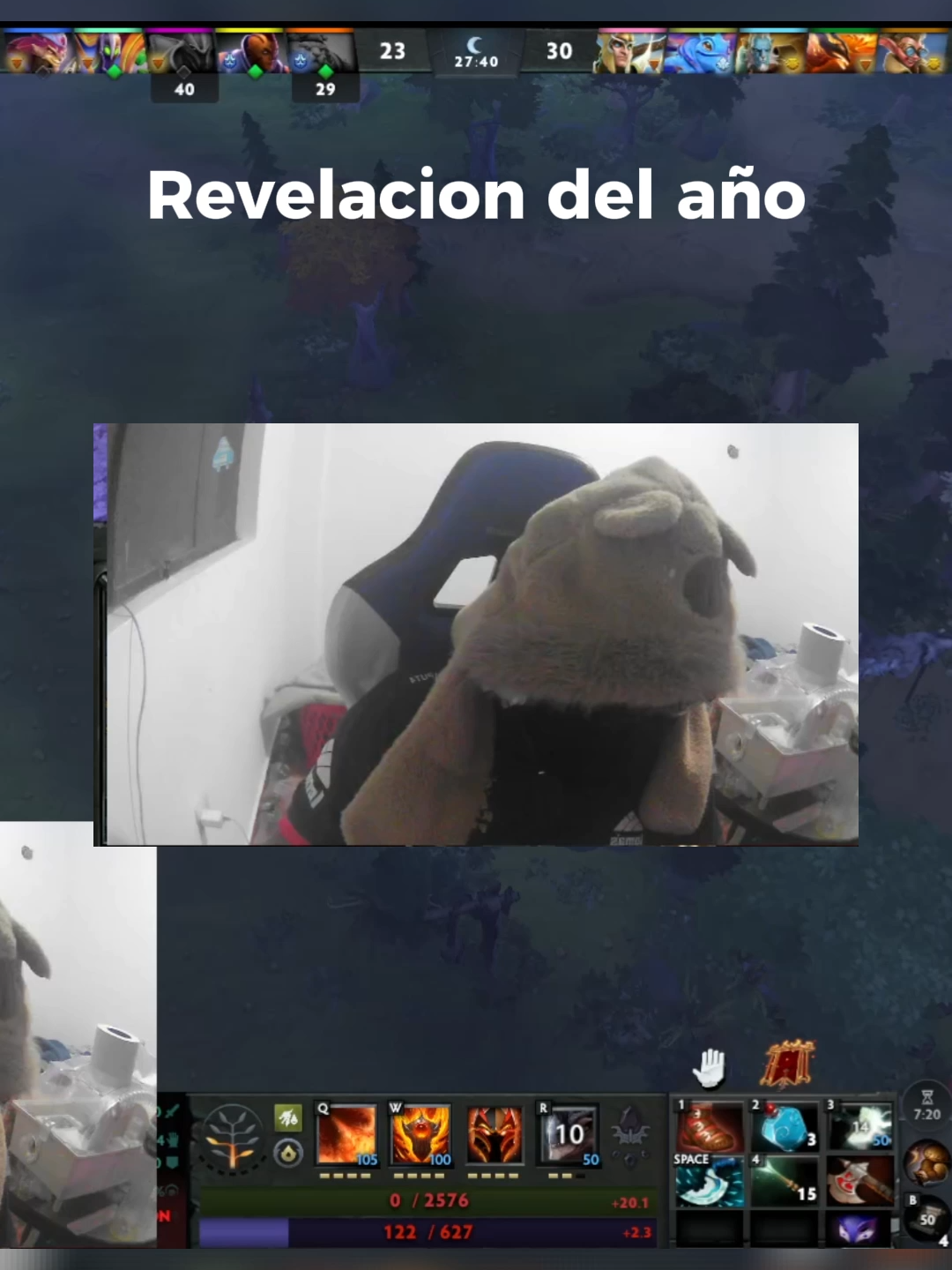 Revelacion de la cara de capi xD #DOTA2 #clips #momentskickperu #clipsdota2 @capigg369