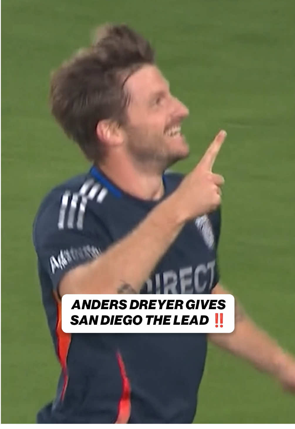 The 2025 Newcomer of the Year Anders Dreyer delivers for @sandiegofc 🔥 (Via @Major League Soccer) #MLS #playoffs #andersdreyer #sandiegofc #sandiego 