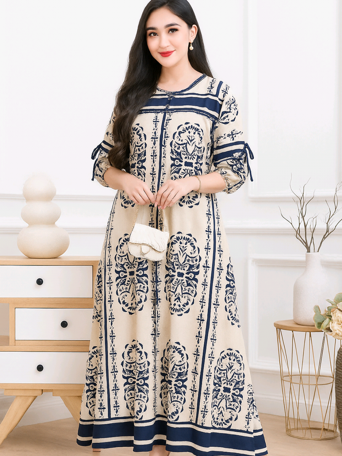 DRES AMELIA Bahan Rayon Premium #fyp #fypage #dress #dressrayon #dresspremium 