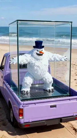 This is a short, 3D animated video depicting a scene where an evil snowman appears on a tropical beach and freezes the water, causing a mermaid and a man (rescued by a Superman-like character) to react in shock and fear #shorts #forkids #family #demonhunters 