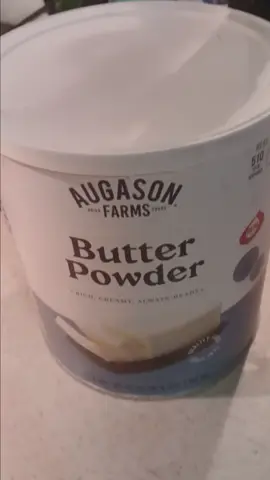 this butter is good! its hard to store food off grid so I tried this! #augasonfarms #powderedbutter #offgrid #dehydratedfood 