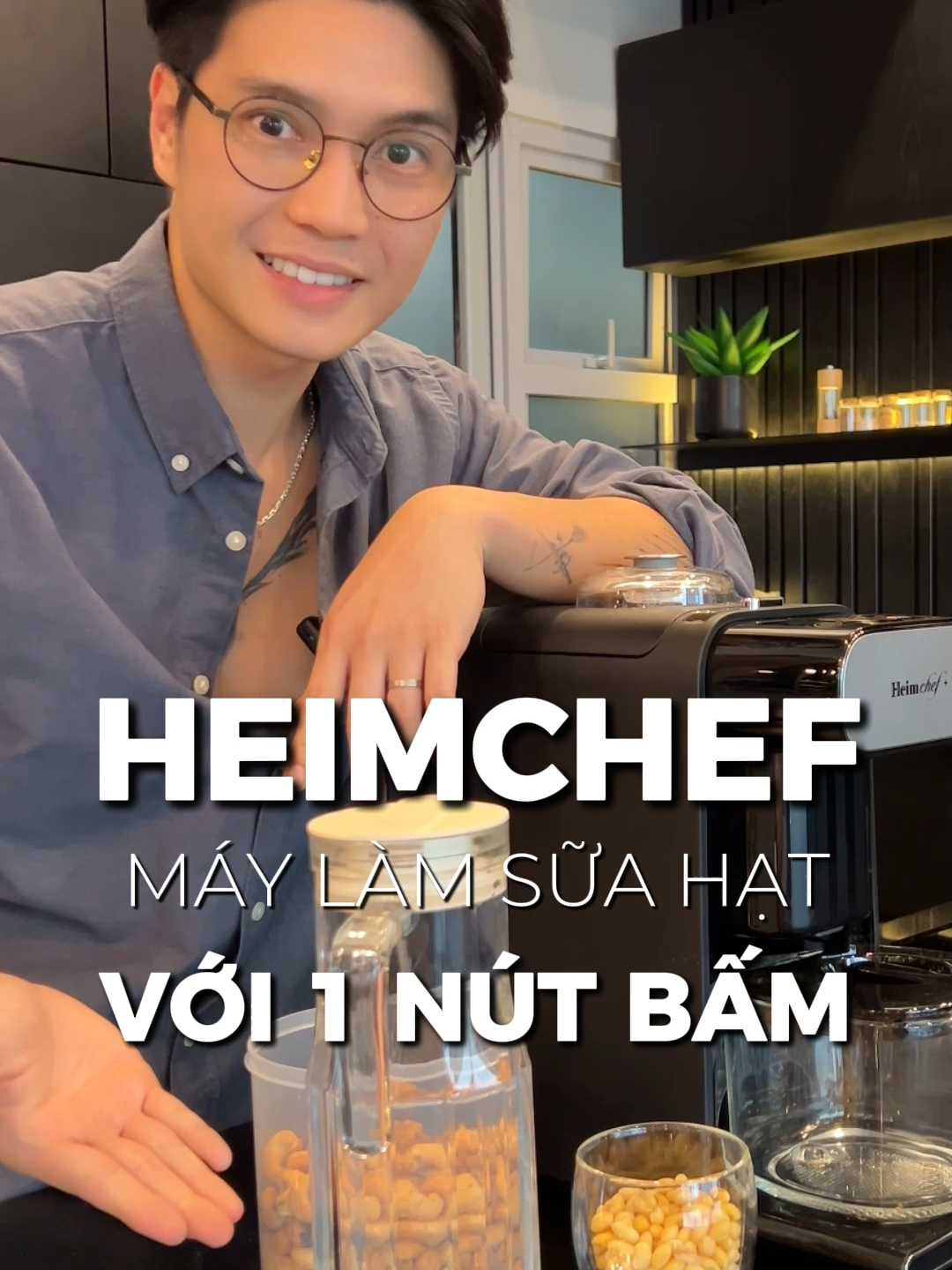 Sữa hạt thơm ngon chỉ với một nút bấm!! Đã có Máy làm sữa hạt #HEIMCHEF #HumeOutlet